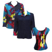 Sets - Reversible Jacket / Mini Pleat Cap - Cukoo Blue