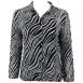 Magic Crush Silky Touch Blouse - Zebra Stripe