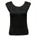 Magic Crush Silky Touch Cap Sleeve - Solid Black