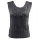 Magic Crush Silky Touch Sleeveless - Solid Black