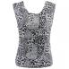 Magic Crush Silky Touch Sleeveless - Reptile Black-White