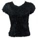 Origami Cap Sleeve - Solid Black