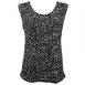 Magic Slinky Sleeveless - Leopard Black-White