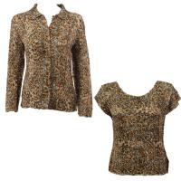 Twin Sets Silky Touch - Blouse / Cap Sleeve - Leopard