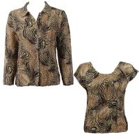 Twin Sets Silky Touch - Blouse / Cap Sleeve - Swirl Animal