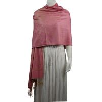 Pashmina Style Shawls-Woven Jacquard and Two-Tone  - Medusa - Dusty Pink