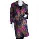 Floral - Navy-Magenta-Taupe