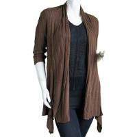 Magic Convertible Ribbed Sweater  - Brown