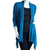 Magic Convertible Ribbed Sweater  - Teal