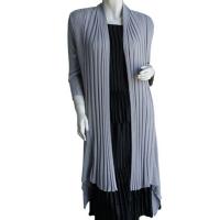 Magic Convertible Ribbed Sweater  - Silver