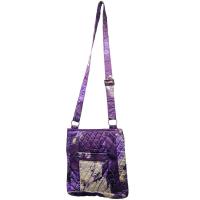 Quilted Bags - Satchel - Rose Floral - Purple