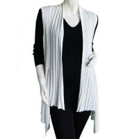 Magic Convertible Ribbed Sweater Vest - Ivory