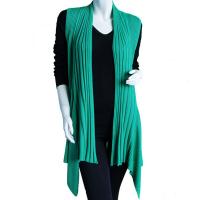 Magic Convertible Ribbed Sweater Vest - Kelly Green
