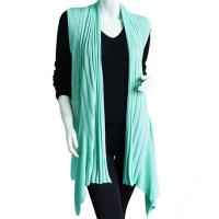 Magic Convertible Ribbed Sweater Vest - Mint