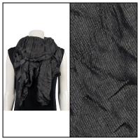 Scarves - Crinkle Gathered 1343 - Black