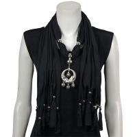 Scarves - Dreamcatcher Pendant - Polyester - Black
