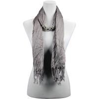 Scarves - Multi Ring Pendant 06 - Granite