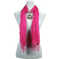 Scarves - Art Deco Pendant 05 - Hot Pink