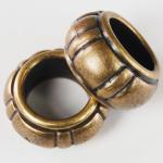Scarf Rings - Bronze Tone Plastic (2 Pack)
