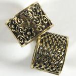 Scarf Rings - 02 Bronze Reversible (2 Pack)