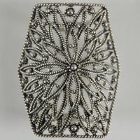 Scarf Sliders - 608 - Silver