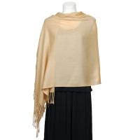 Pashmina Style Shawls - Solid - Tan