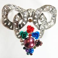 Scarf to Belt Accessory - 101 - Silver-Multi