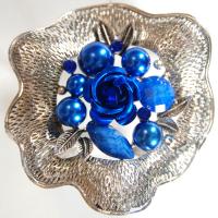 Scarf to Belt Accessory - 102 - Silver-Blue