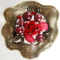 Scarf to Belt Accessory - 102 - Bronze-Red