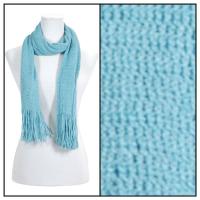 Scarves - Crochet Mesh Tubed 4073 - Blue