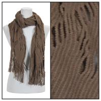 Scarves - Abstract Weave 4101 - Brown
