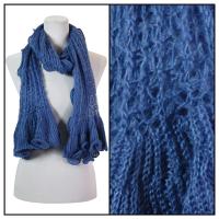 Scarves - Crochet Wave 4068 - Blue