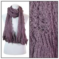 Scarves - Crochet Wave 4068 - Purple