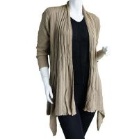 Magic Convertible Long Ribbed Sweater - Champagne