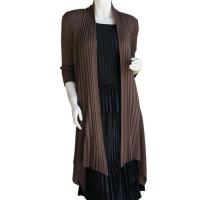 Magic Convertible Long Ribbed Sweater - Taupe