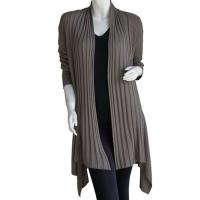 Magic Convertible Long Ribbed Sweater - Granite