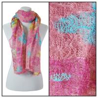 Scarves - Crochet Flower 3097 - Rose