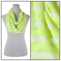 Infinity Scarves - Striped 7366 - Neon