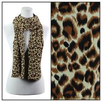 Scarves - Leopard Print 3162 - Brown