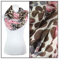 Infinity Scarves Wide - Multi Dots 3109 - Pink
