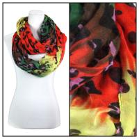 Infinity Scarves Wide - Animal & Dots 3119 - Orange