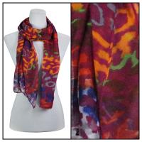 Scarves - Multi Leopard 3131 - Purple