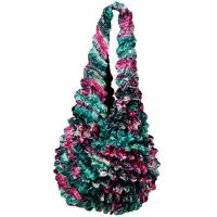 Popcorn Bags - Magenta-Green Floral- Hunter Green