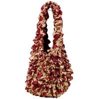 Popcorn Bags - Burgundy-Champagne Print- Burgundy