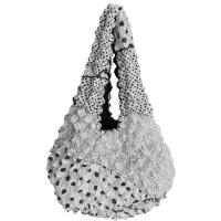 Popcorn Bags - Multi Dots Black-White - Black