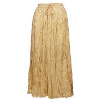 Skirts - Long Cotton Broomstick with Pocket - Solid Sand