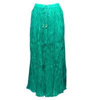 Skirts - Long Cotton Broomstick with Pocket - Solid Jade