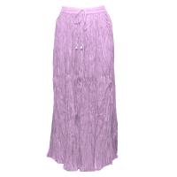 Skirts - Long Cotton Broomstick with Pocket - Solid Lilac