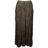 Skirts - Long Cotton Broomstick with Pocket - Solid Granite