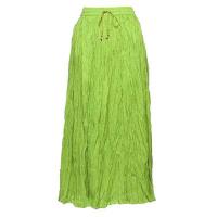 Skirts - Long Cotton Broomstick with Pocket - Solid Lime